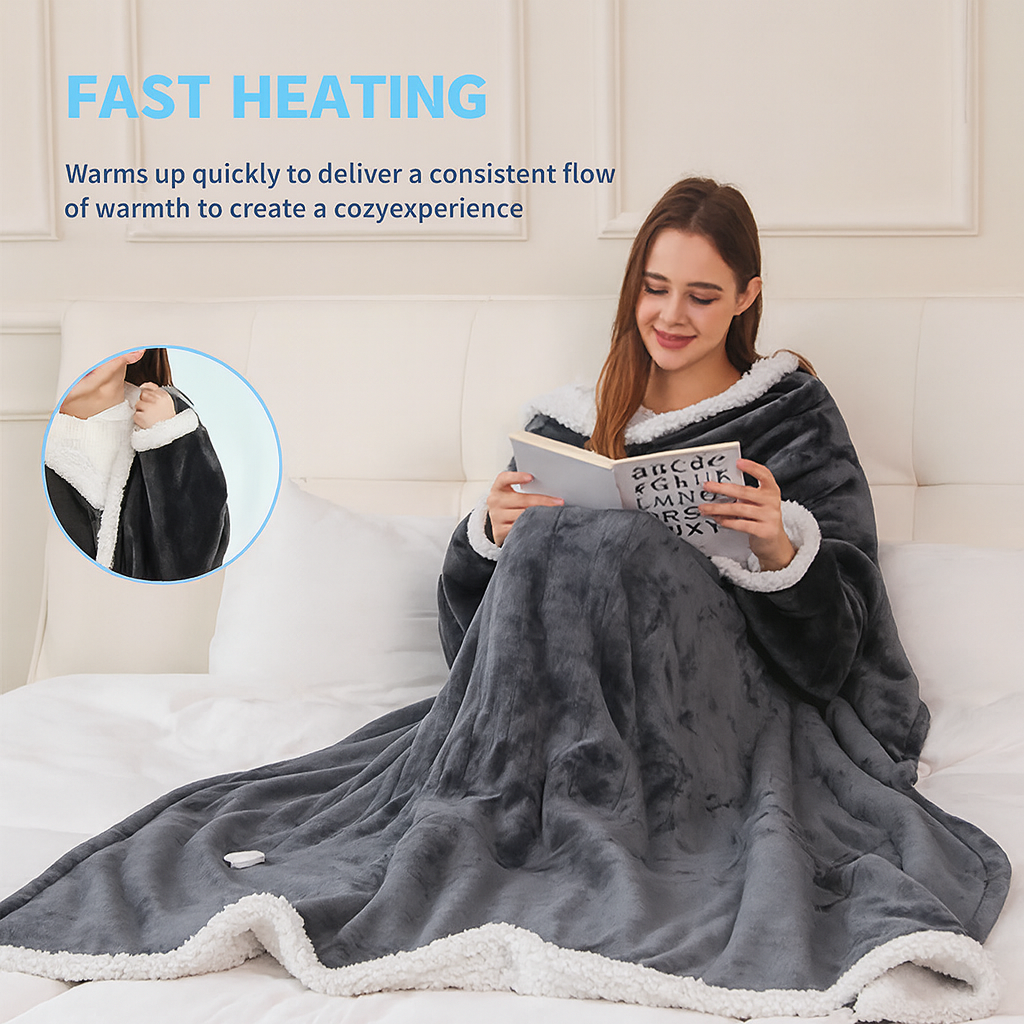 SnugMate™ Heated Wearable Blanket