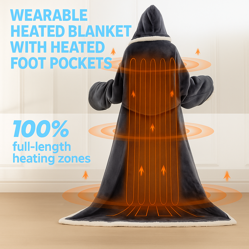 SnugMate™ Heated Wearable Blanket