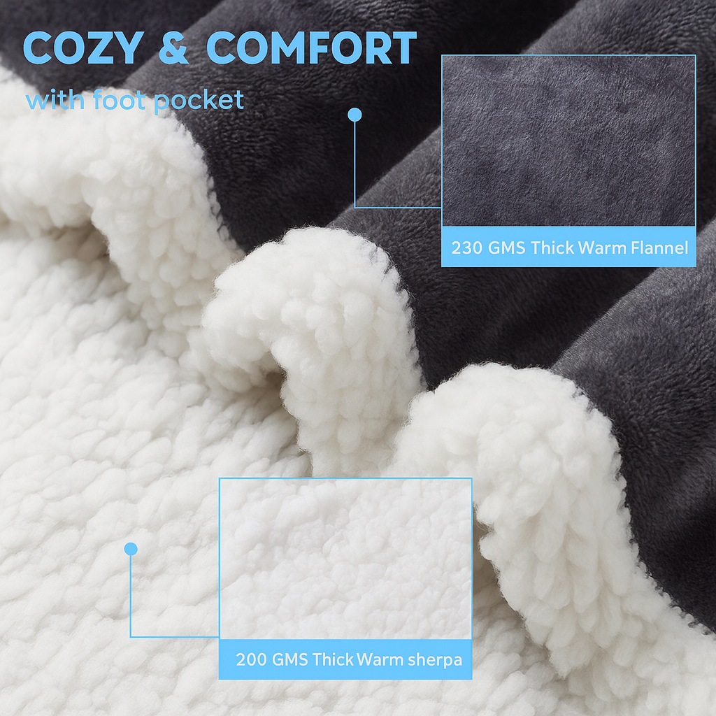 SnugMate™ Heated Wearable Blanket